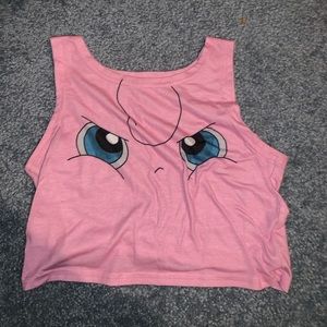 Jiggly puff crop top
